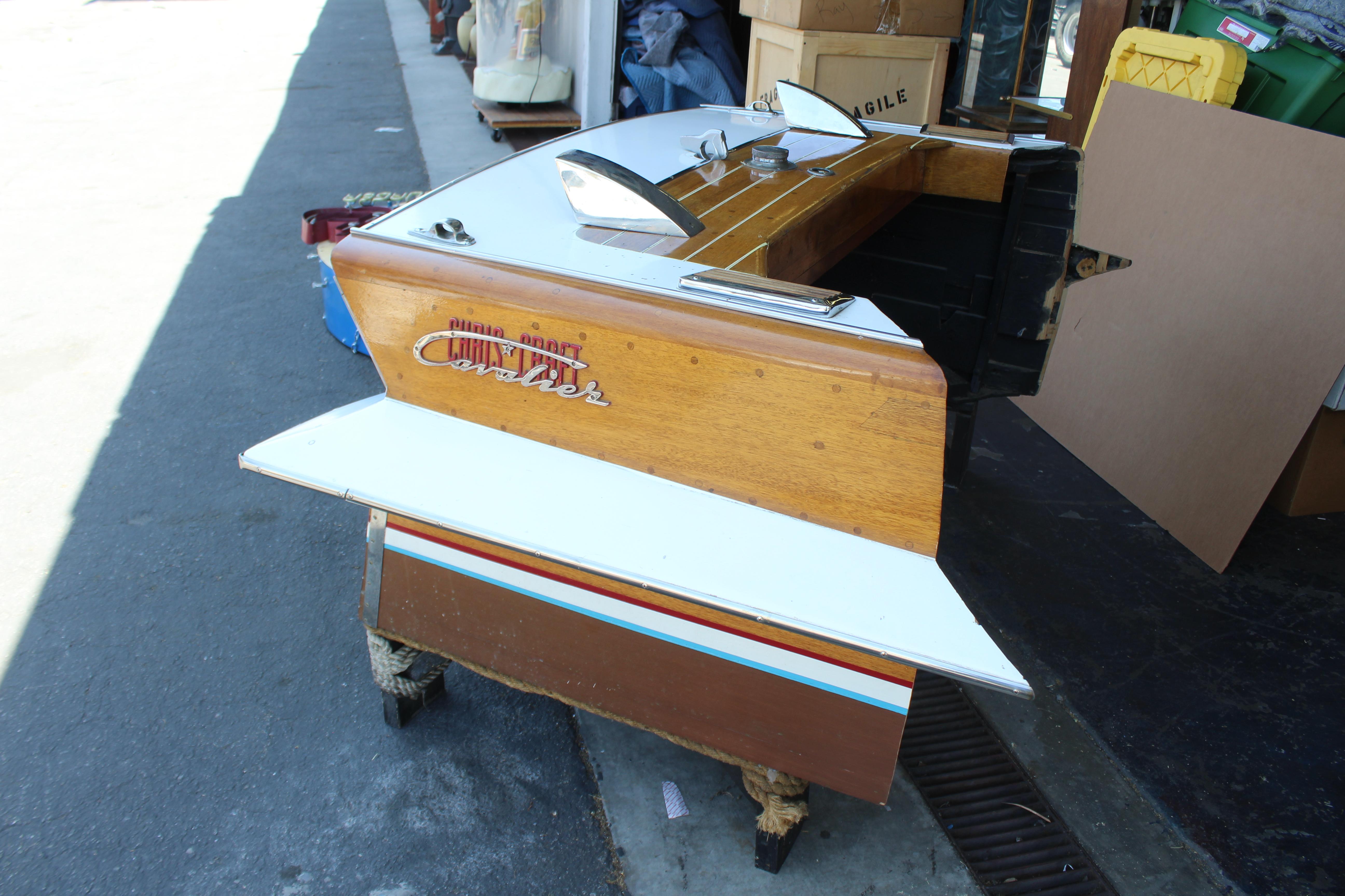 American 1950s Chris Craft Cavalier Cut Stern Rear Boat For Sale