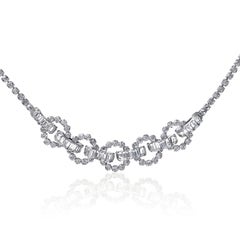 1950s Christian Dior Mitchel Maer Diamante Necklace