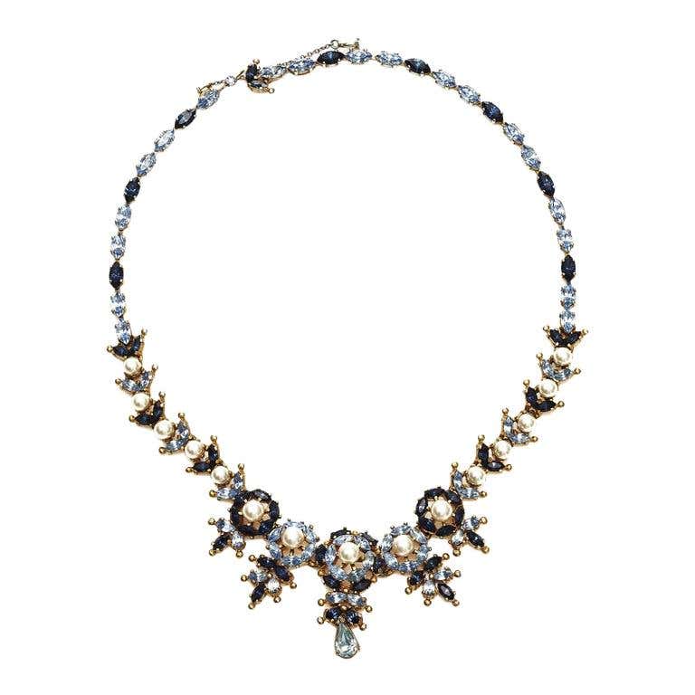 1950s Christian Dior Mitchel Maer Necklace at 1stDibs