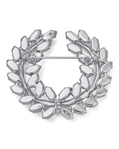 1950s Christian Dior Mitchel Maer Purple Wreath Brooch