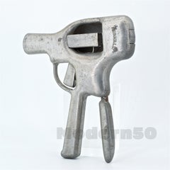 1950s Christmas Silver Atomic Space Age RayGun Nutcracker Nut Gun Fun Gag Gift