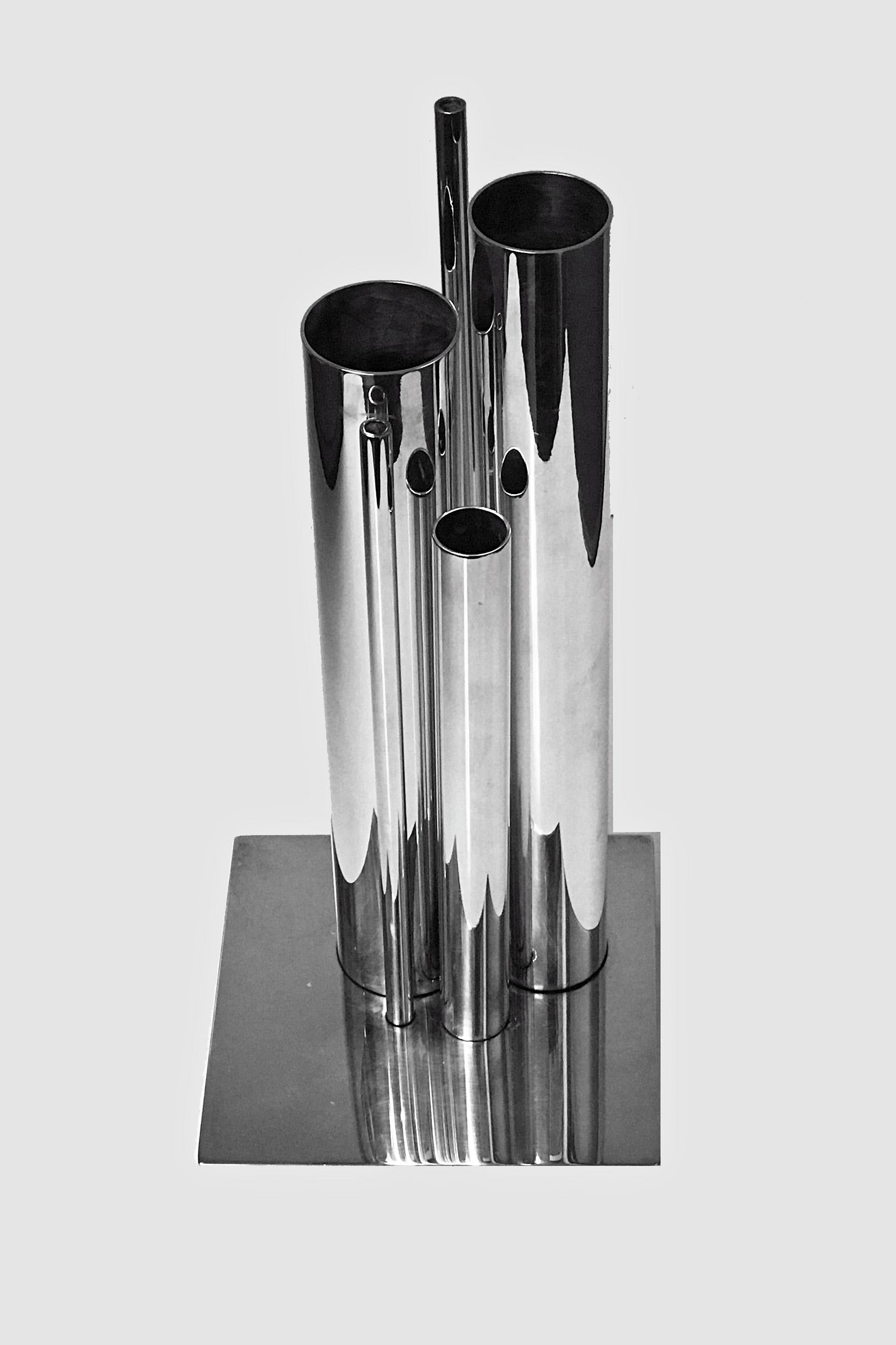 French Jacques Sitoleux for Christofle Vase, Circa 1969