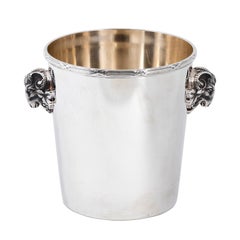 1950s Christofle Neoclassical Silver Plate Ice Bucket