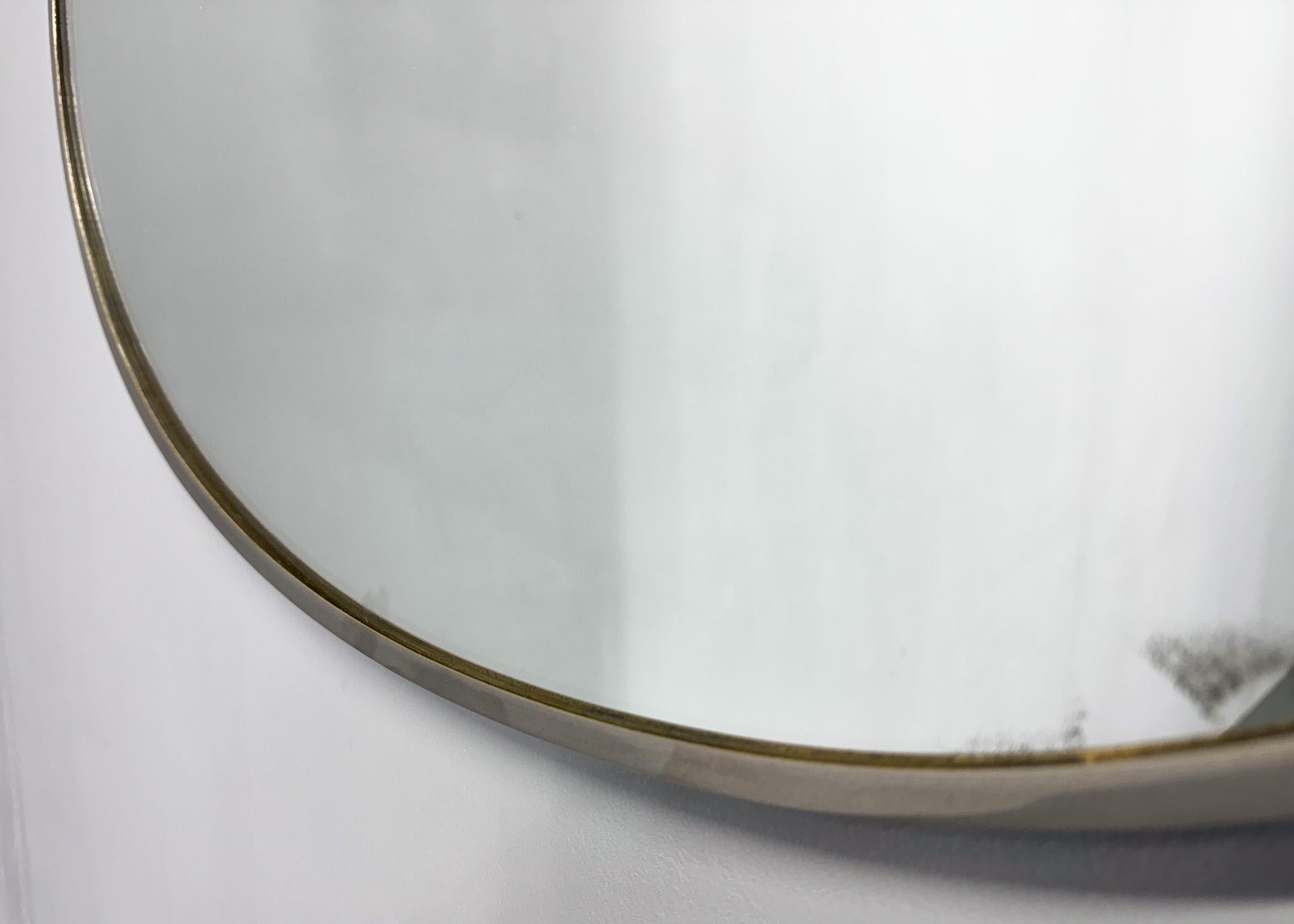 20ième siècle Miroir mural chromé des années 1950, Tchécoslovaquie en vente