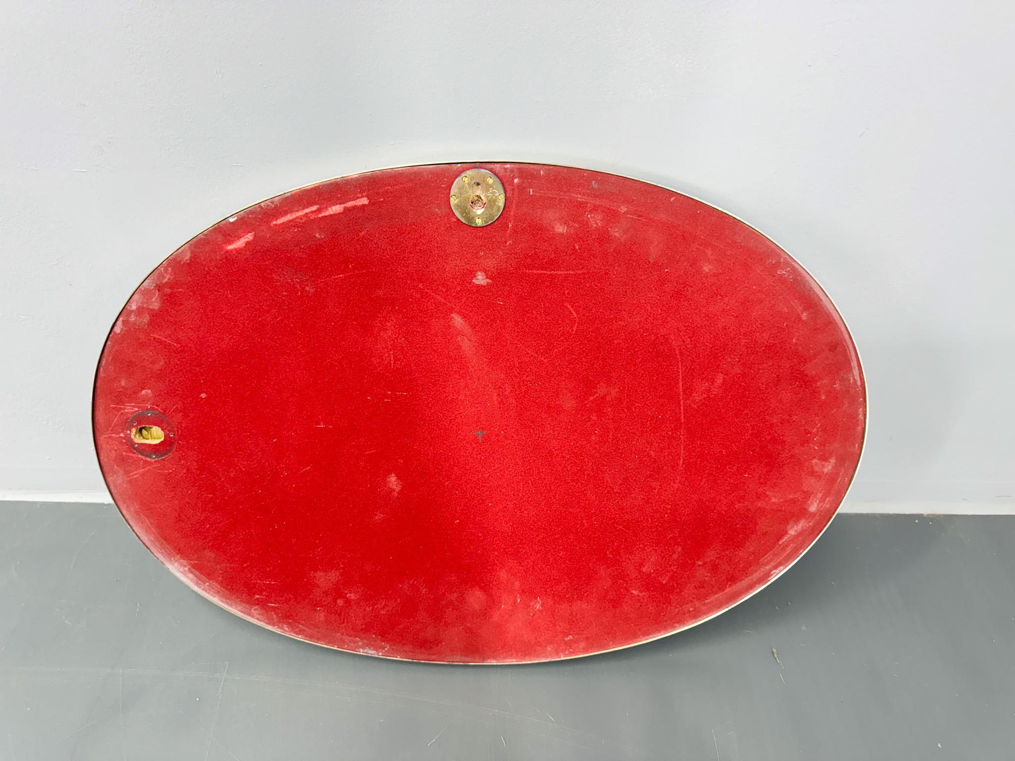 Miroir mural chromé des années 1950, Tchécoslovaquie en vente 3