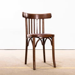 1950’s Classic Bistro Red Upholstered Dining Chairs