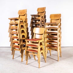 1950's Classic British Upholstered Diner Chair, Large Quantities Available