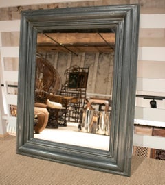 1950er Jahre Klassischer deutscher Spiegel mit Bleirahmen