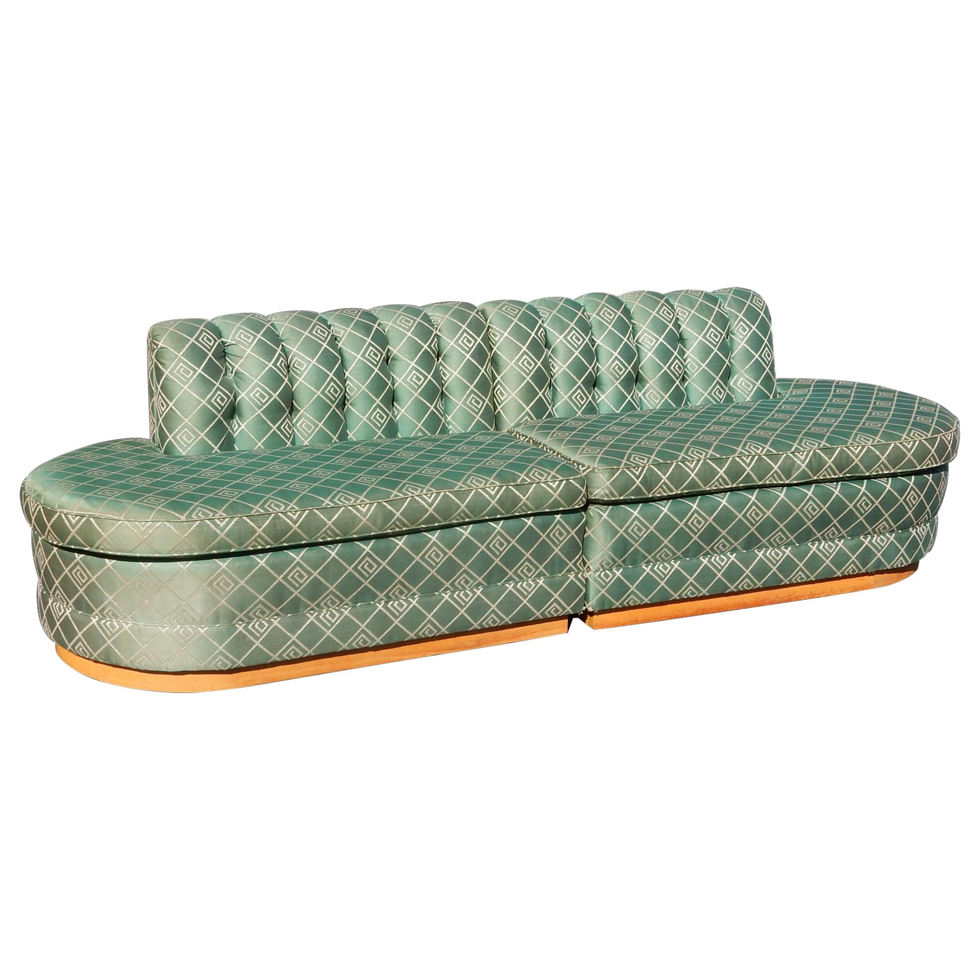 1950s Sectional Oasis Sofa by Modernize at 1stDibs | 1950s couch, 1950s sofa,  1950s couch styles