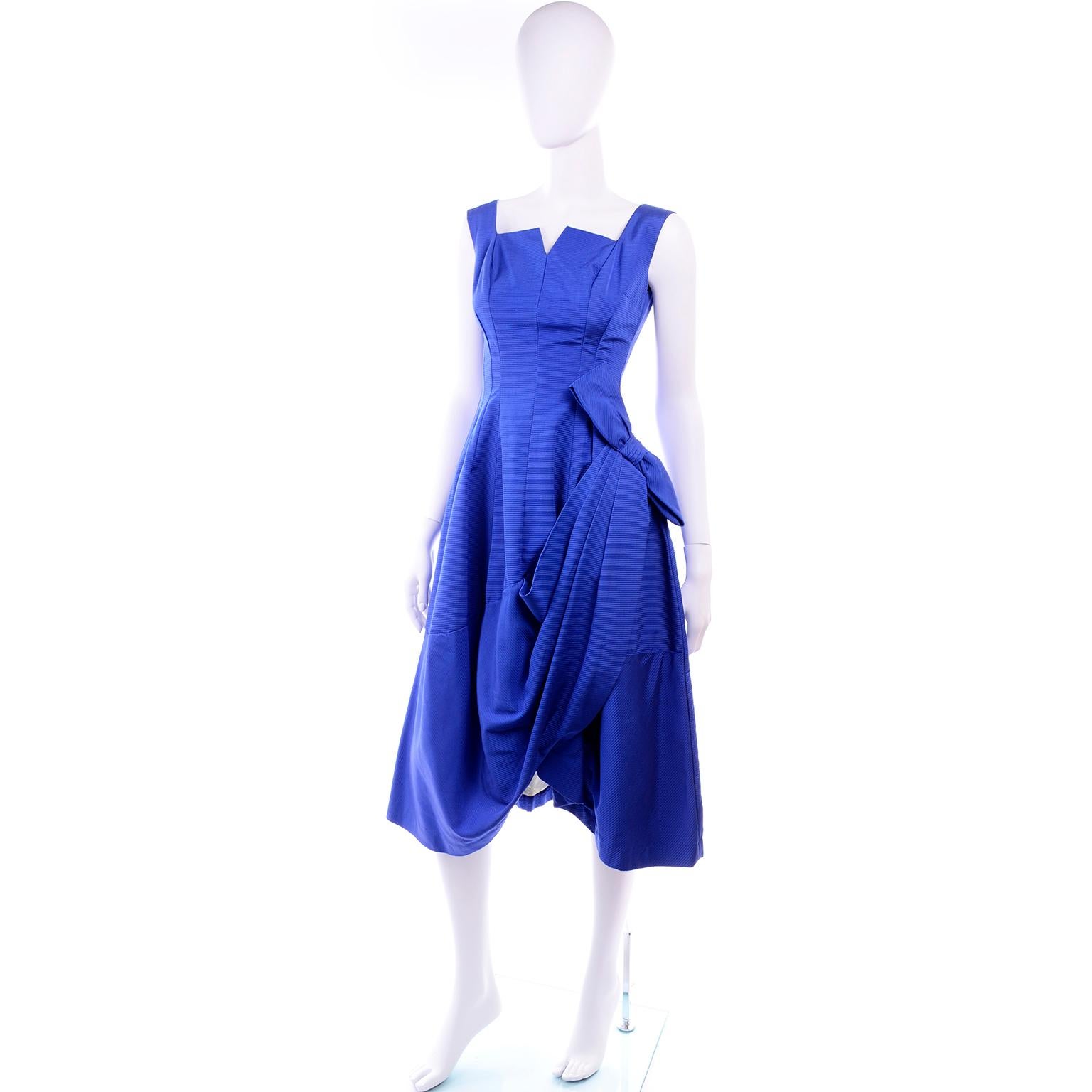 cobalt blue dress