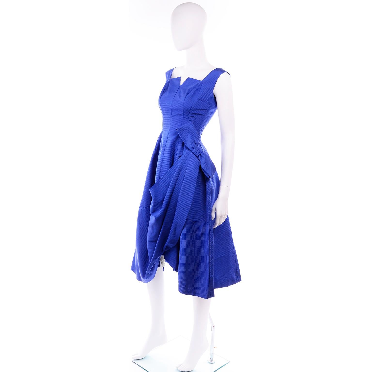 blue cobalt dress