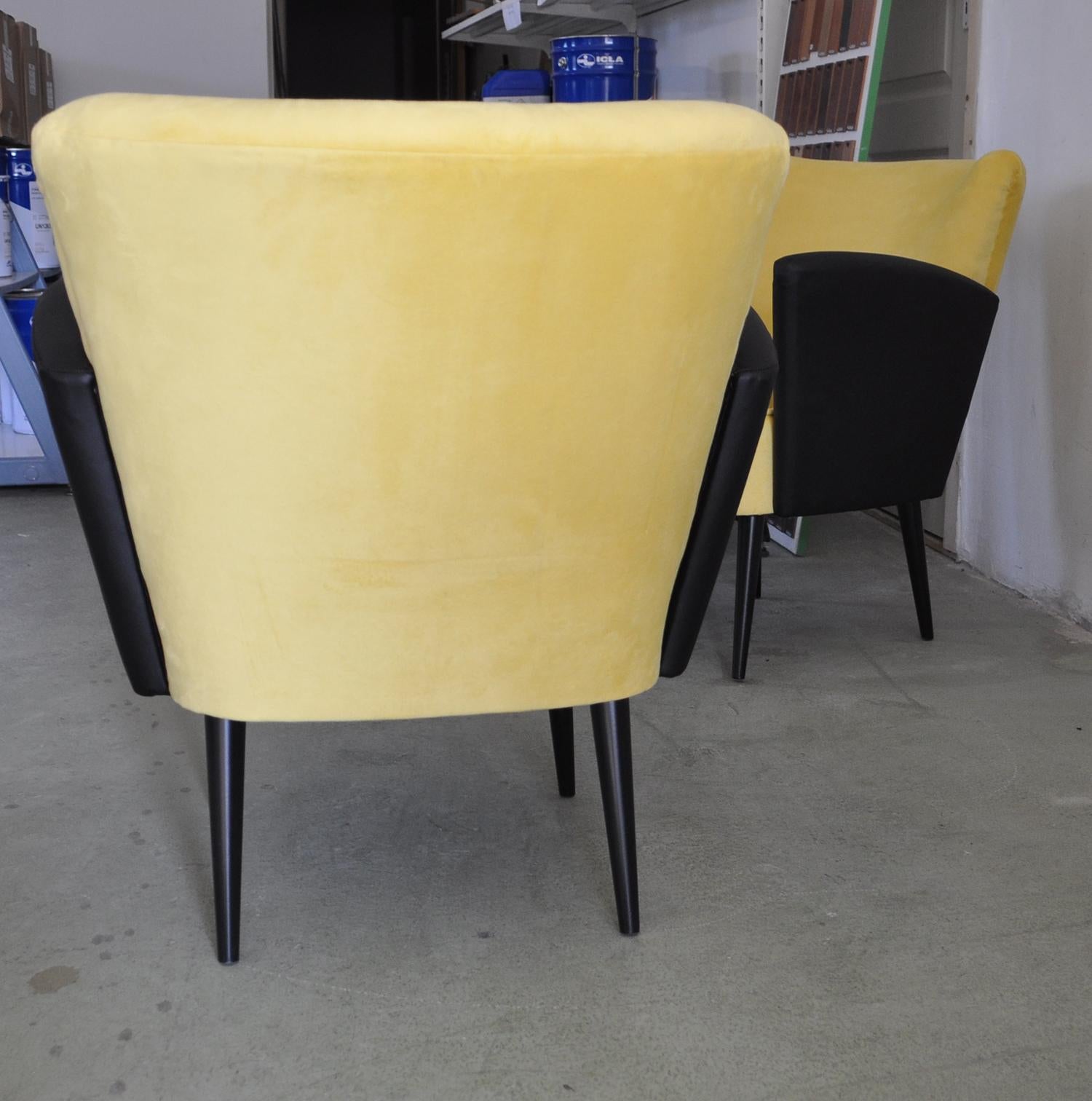 1950s Cocktail Chairs, Pair For Sale 1