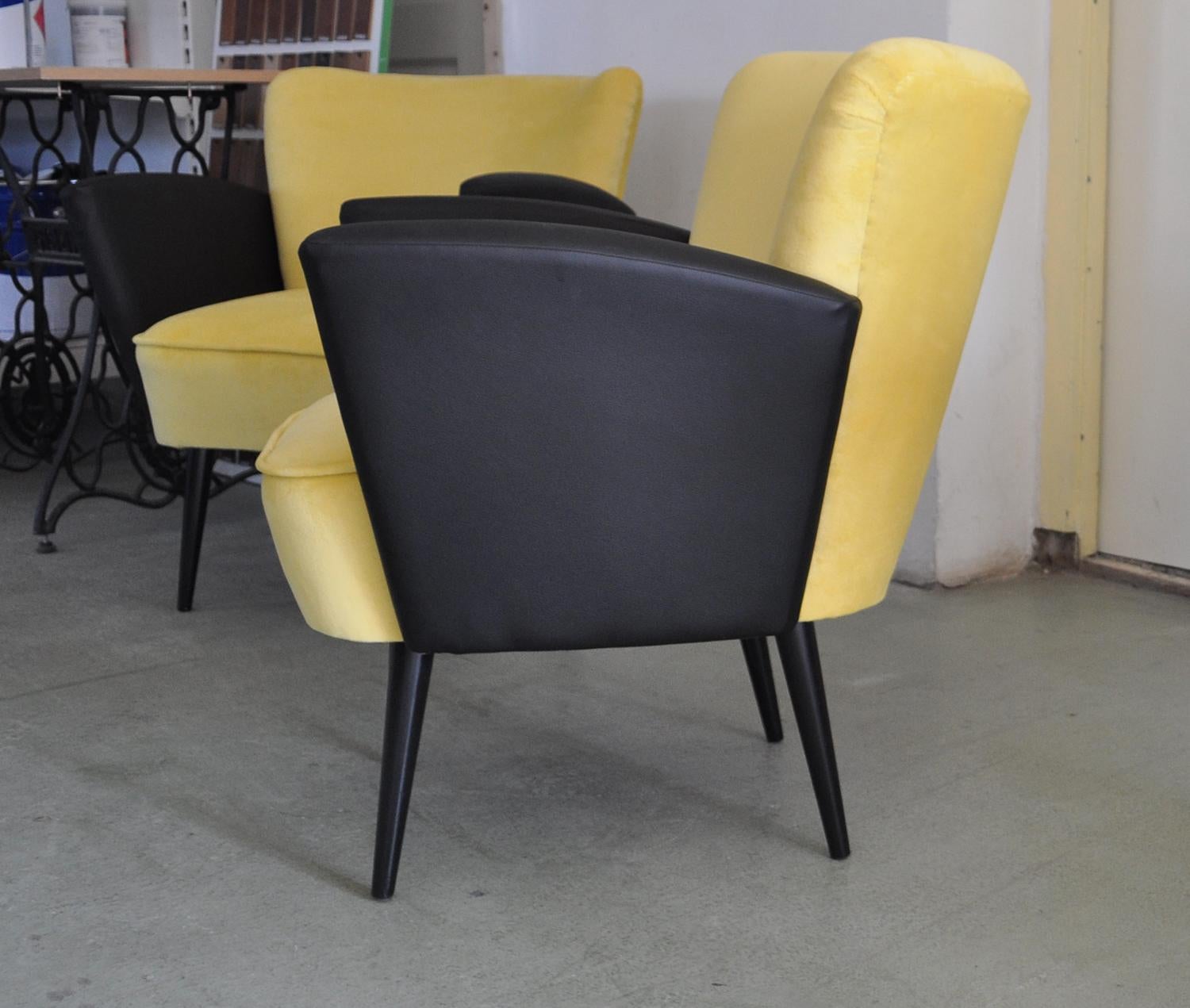 1950s Cocktail Chairs, Pair For Sale 4