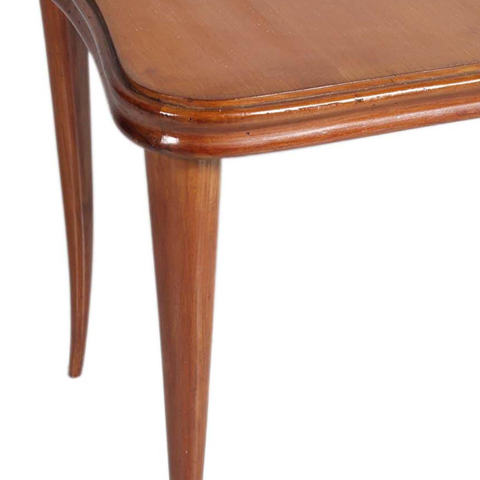 1950er Jahre Couchtisch von Paolo Buffa für Brugnoli Mobili Cantù , Buche und Palisanderholz (Moderne der Mitte des Jahrhunderts) im Angebot