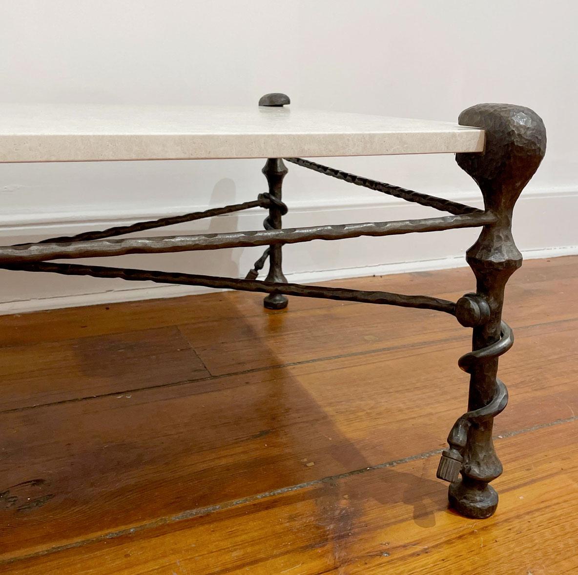 Mid-Century Modern 1950s Coffee Table in the Manner of Diego Giacometti