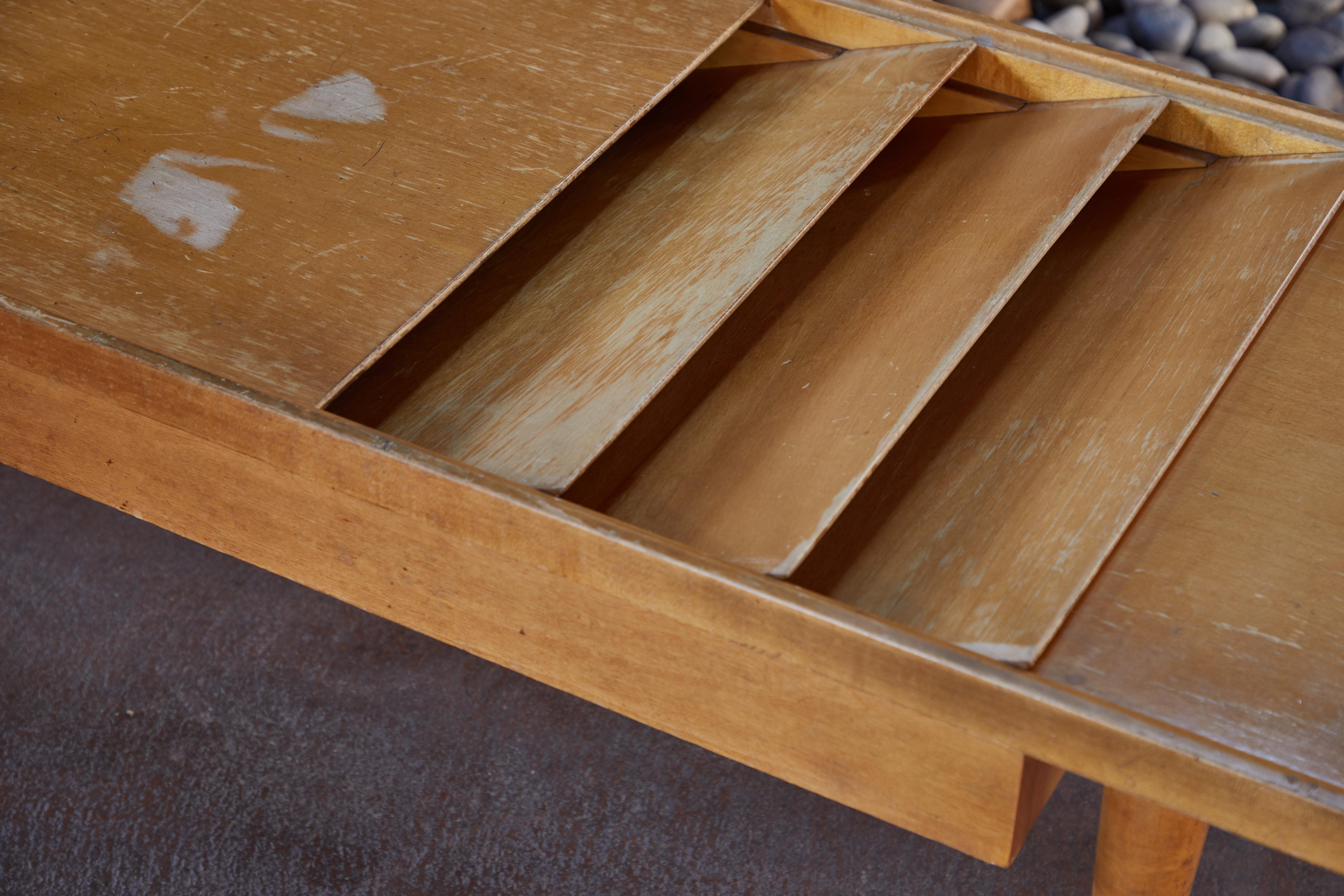 Wood 1950s Coffee Table In the Style of Paul McCobb