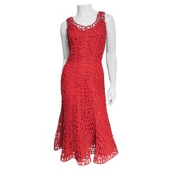 1950s Coil Piped Dress