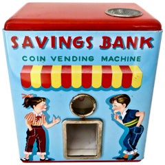 1950's Coin Vending Toy Mechanical Bank