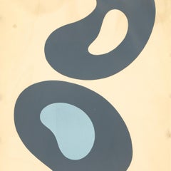 Litografía en color de los años 50 de Jean (Hans) Arp para Guilde de la Gravure