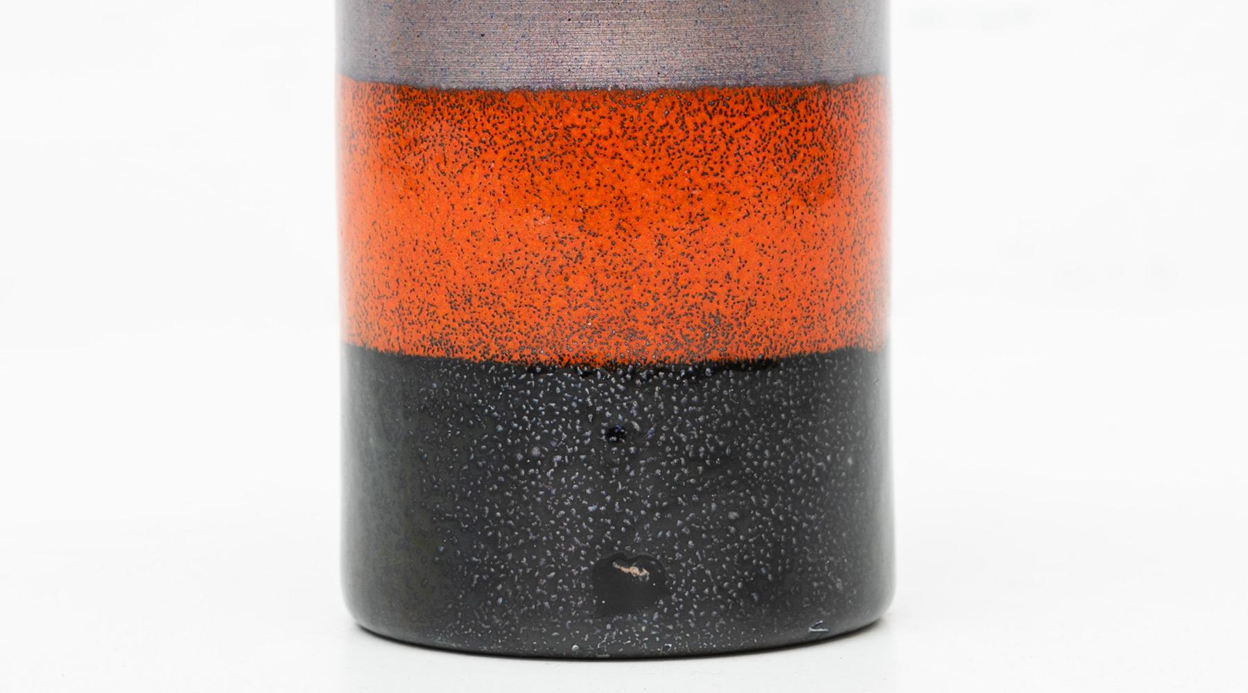 Mid-Century Modern 1950s Colored Copper and Enameled Cup by Ettore Sottsass For Sale