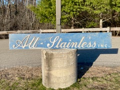 1950's Commercial Sign "All - Stainless Inc"