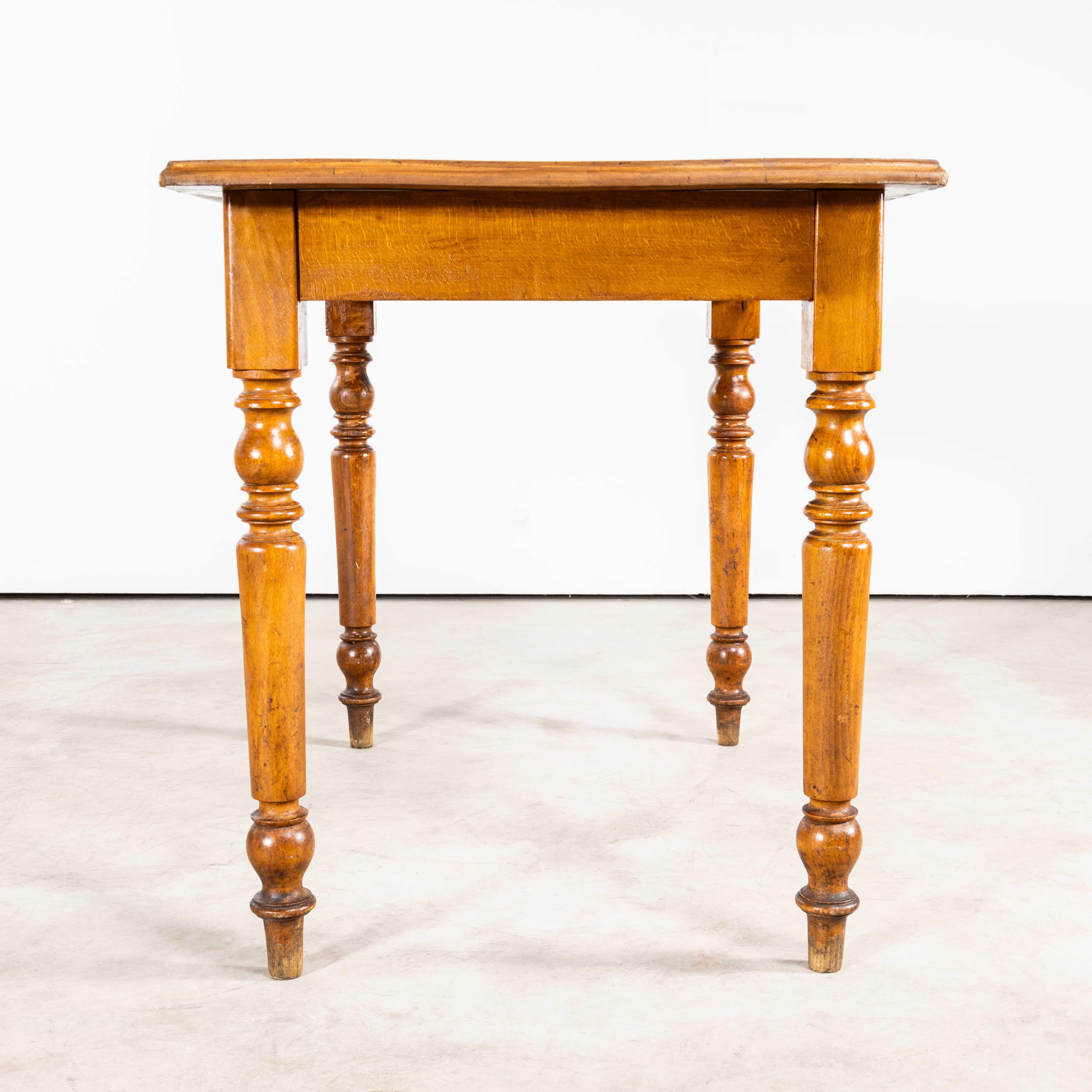 1950's Compact Bobbin Leg Rectangular Dining Table For Sale 1