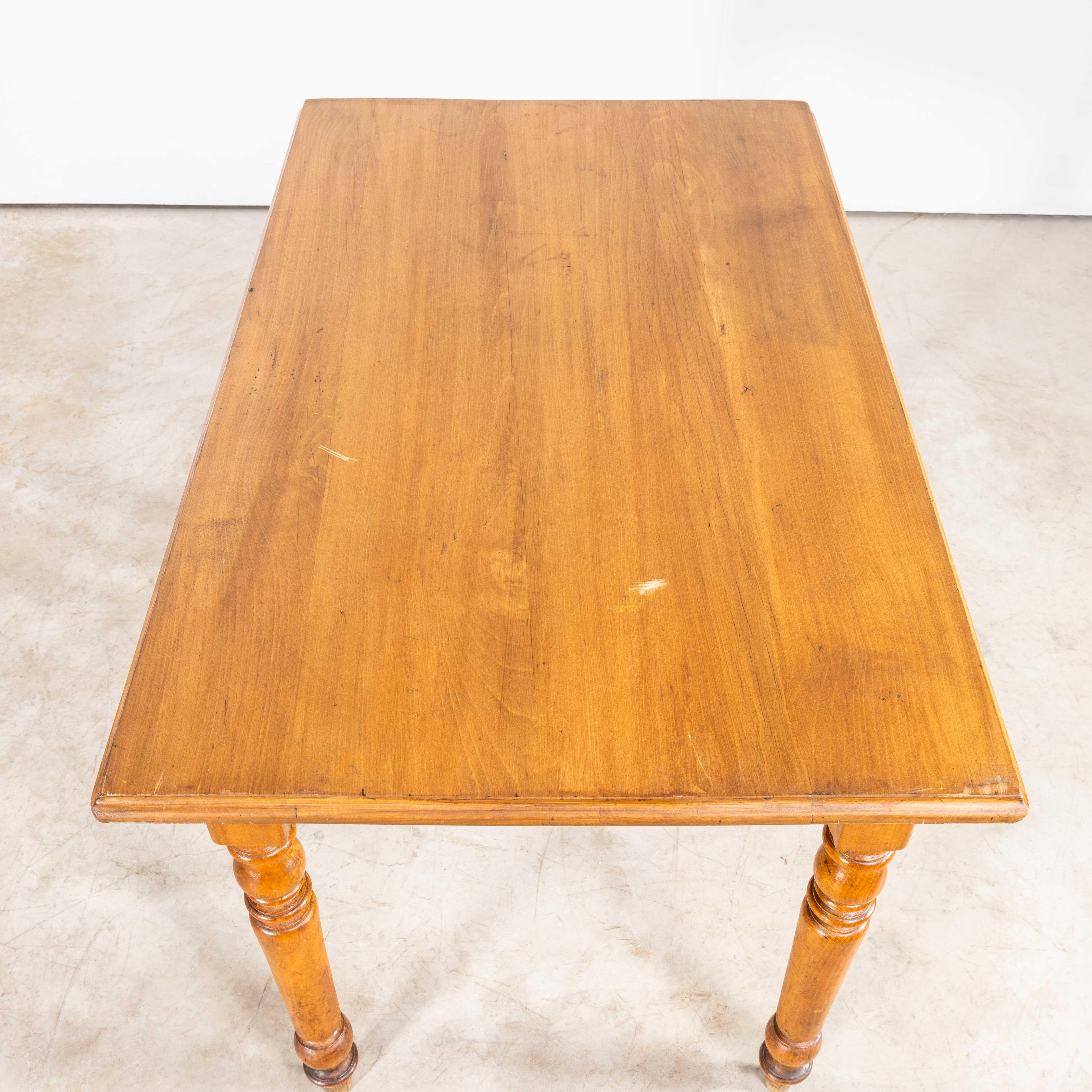 1950's Compact Bobbin Leg Rectangular Dining Table For Sale 2