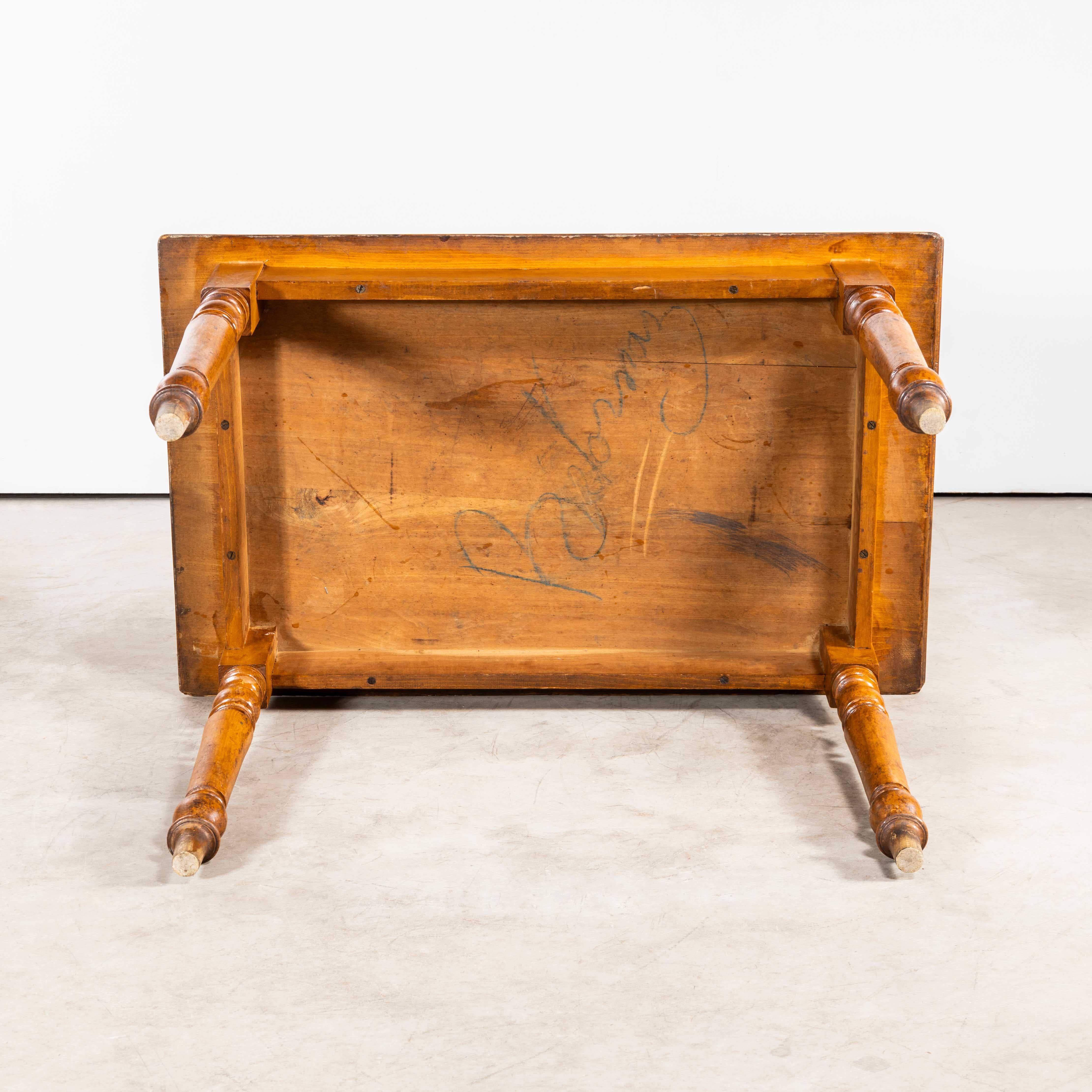 1950's Compact Bobbin Leg Rectangular Dining Table For Sale 3