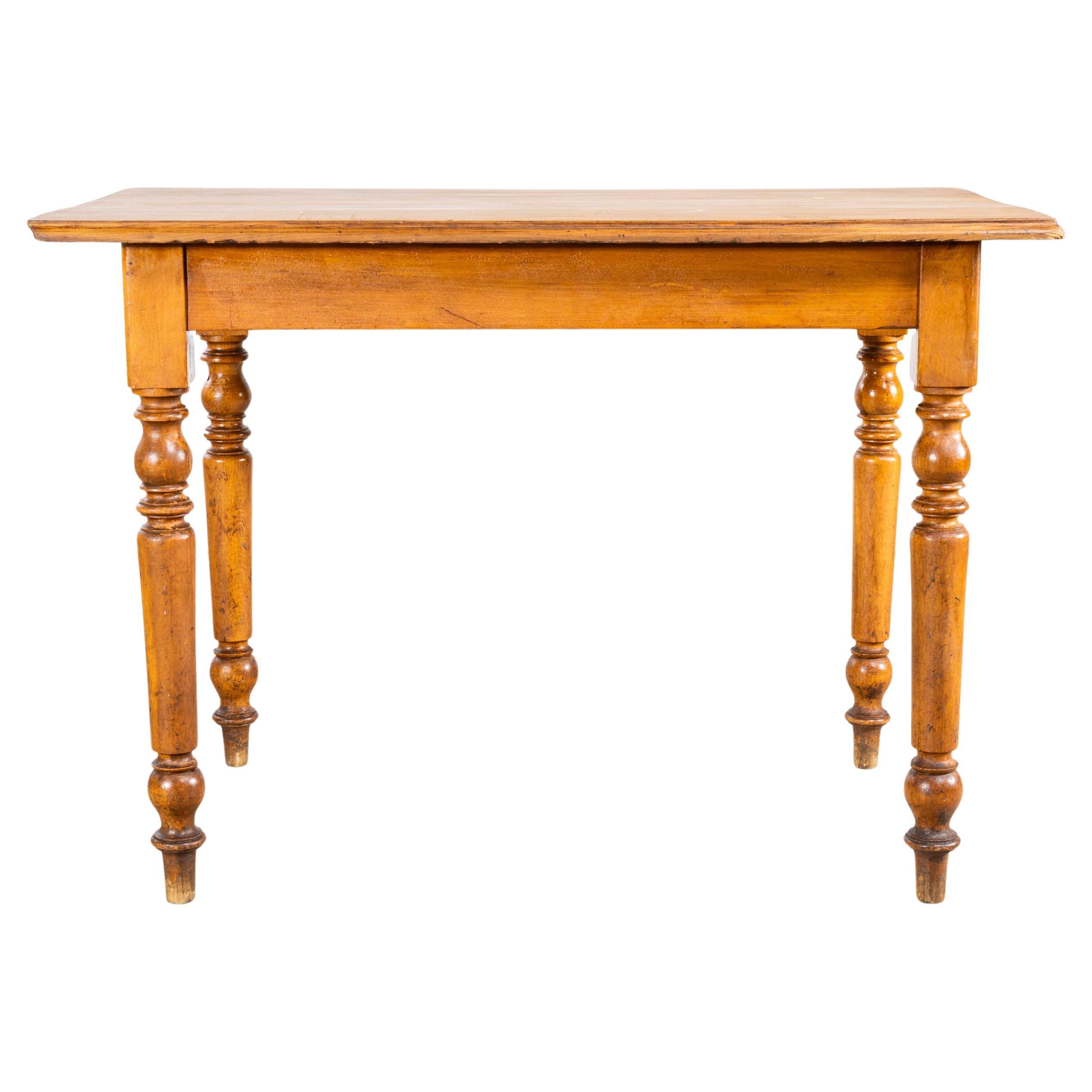 1950's Compact Bobbin Leg Rectangular Dining Table