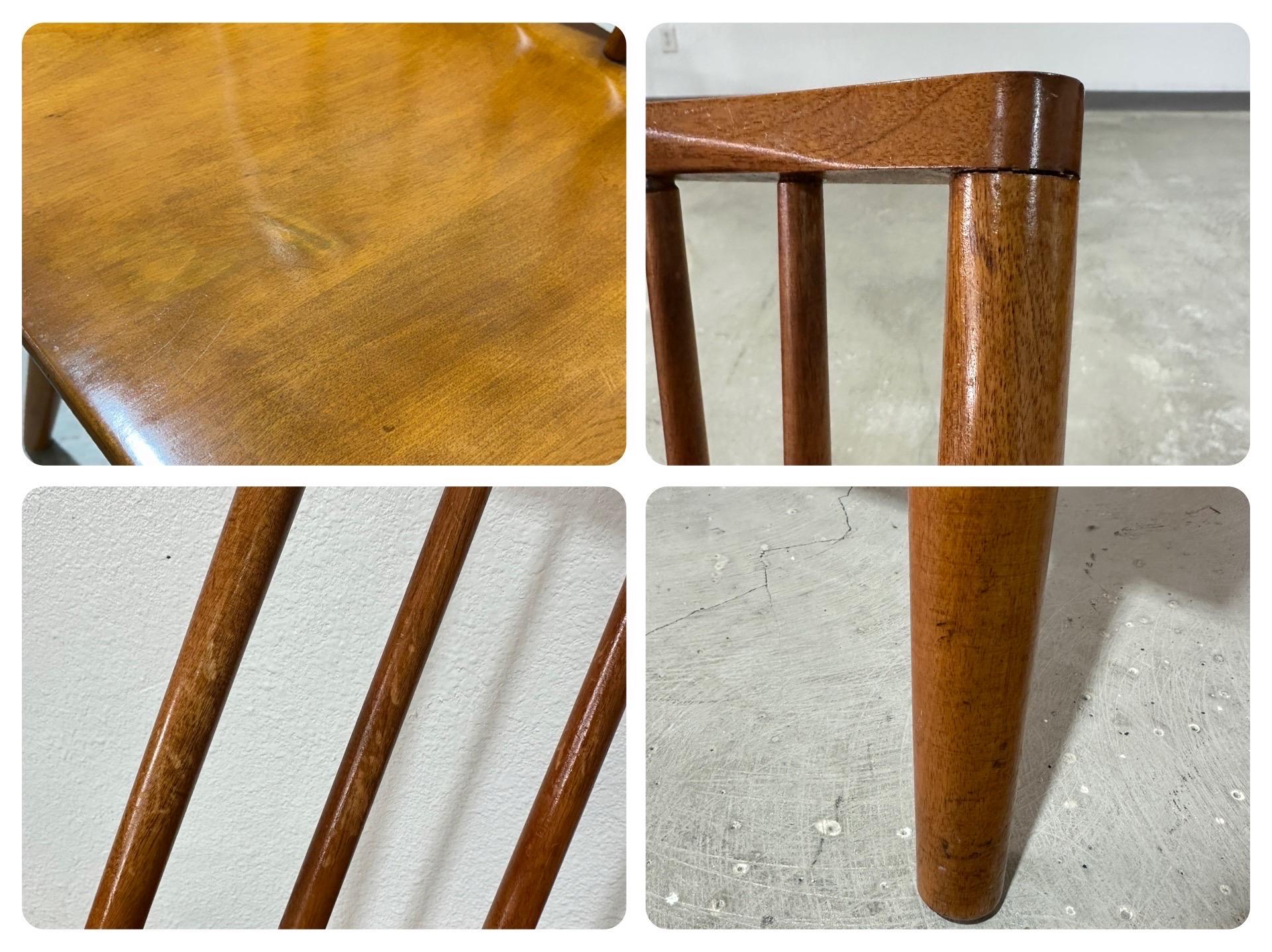 1950’s Conant Ball Modernmates Mid Century Dining Set. Table, 2 leaves, 4 Chairs 9
