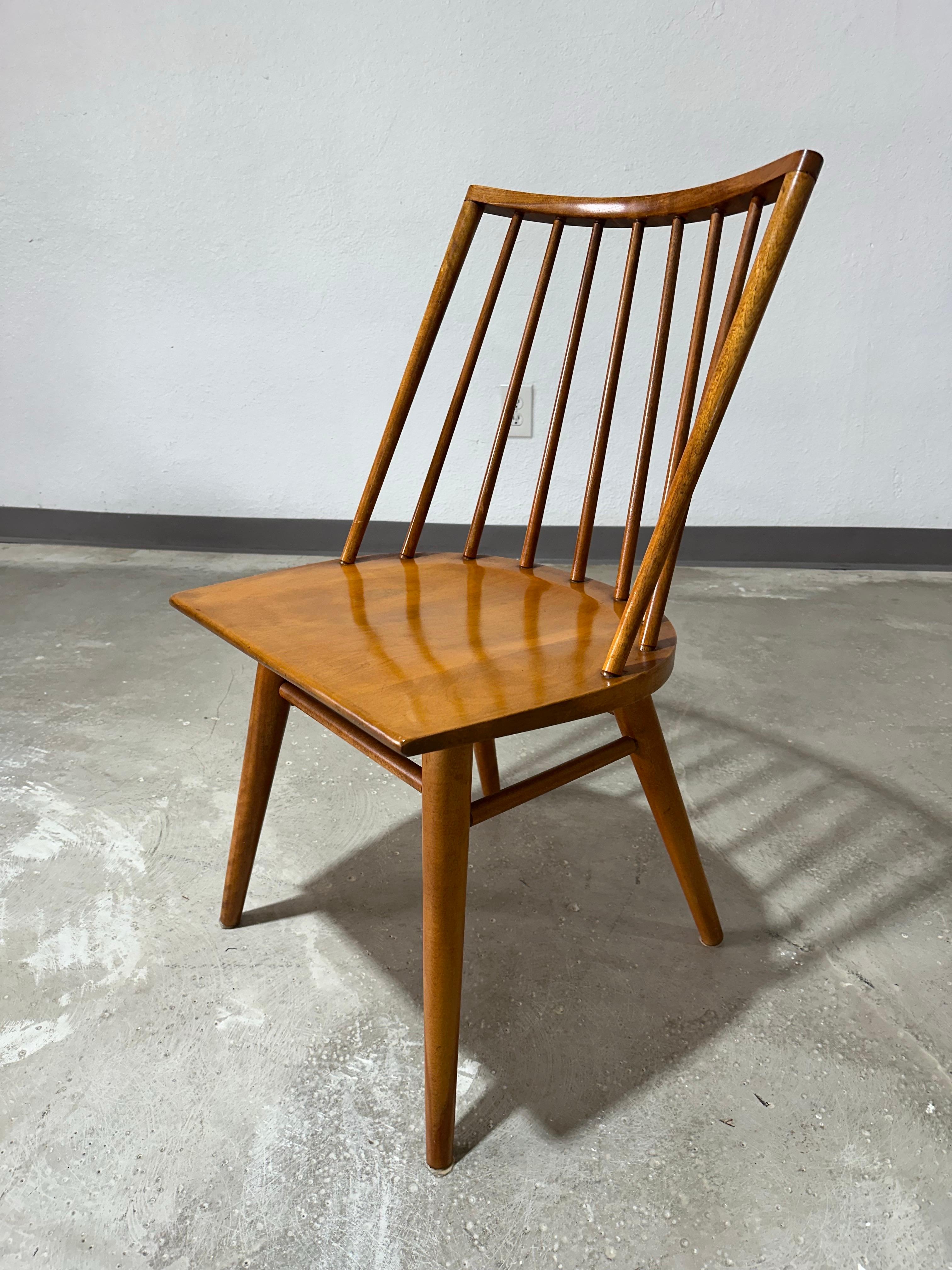 1950’s Conant Ball Modernmates Mid Century Dining Set. Table, 2 leaves, 4 Chairs 2