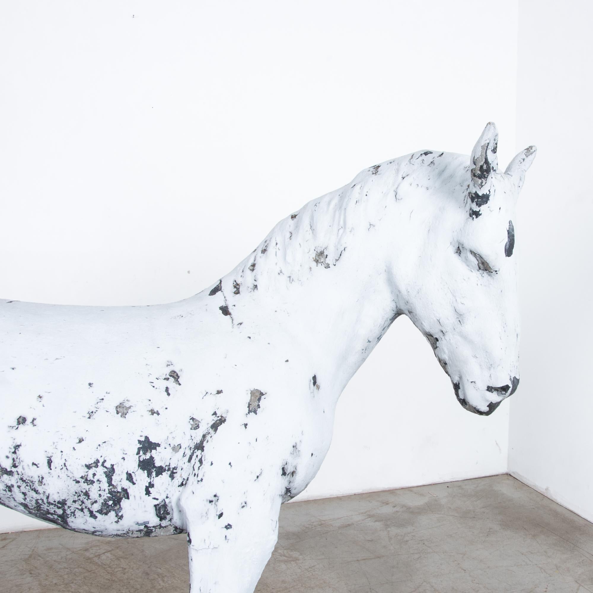 1950s Concrete Donkey Sculpture In Good Condition In High Point, NC