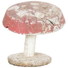 Vintage 1950s Concrete Mushroom