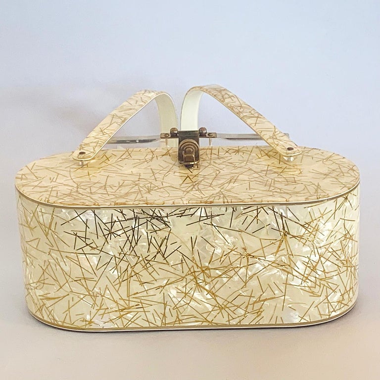 1950s Confetti Lucite bag handbag purse by Florida Handbags Miami at 1stDibs 1950 lucite