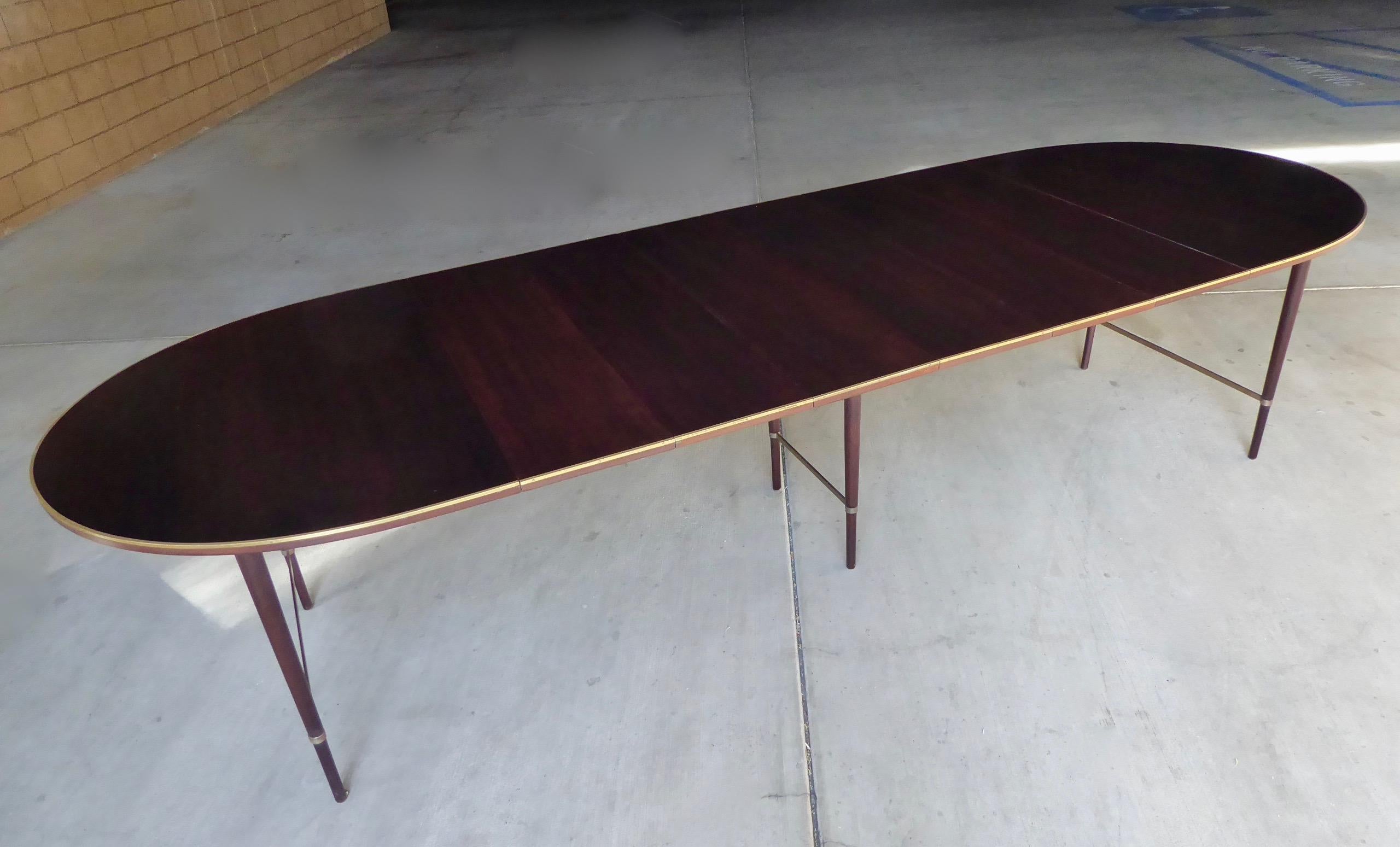 Mid-Century Modern 1950s Connoisseur Collection Mahogany Dining Table by Paul McCobb