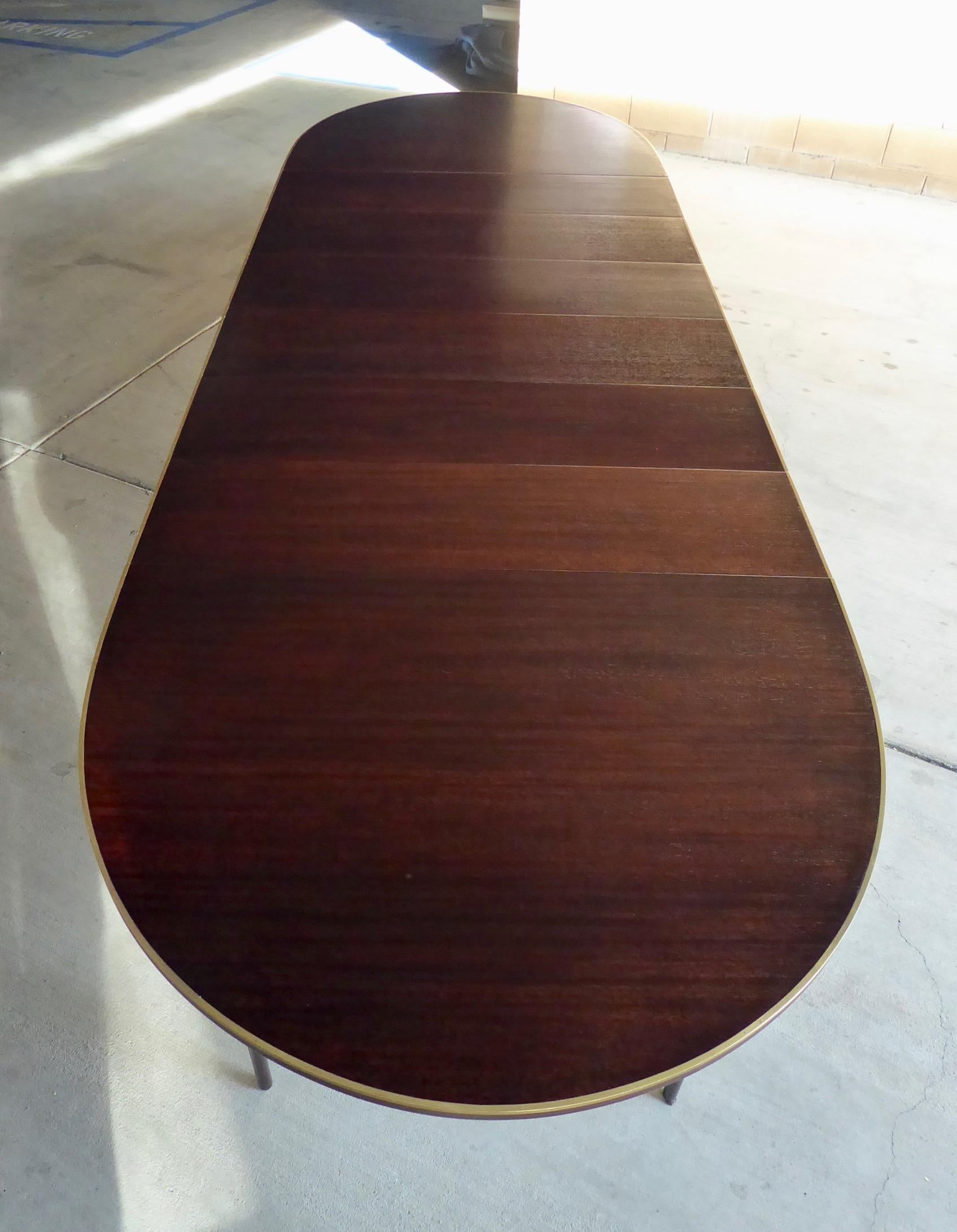 American 1950s Connoisseur Collection Mahogany Dining Table by Paul McCobb