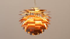 1950s Copper Ceiling Lamp 'Artichoke' by Poul Henningsen