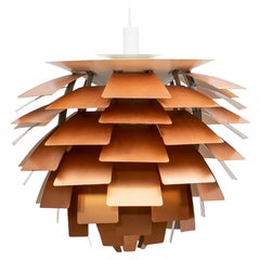 1950s Copper Ceiling Lamp 'Artichoke' by Poul Henningsen