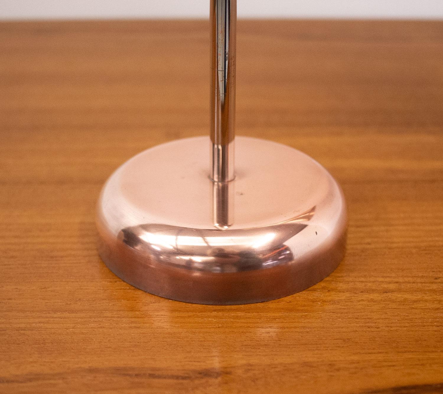20th Century 1950s Copper Desk Lamp by G A Scott for Maclamp For Sale