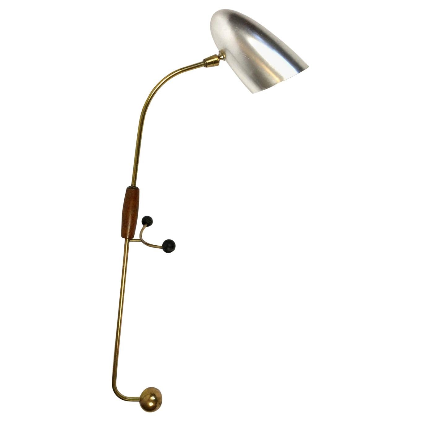 1950s Counterbalance Brass Desk Table Lamp by Merchant Adventurers Ltd, UK For Sale