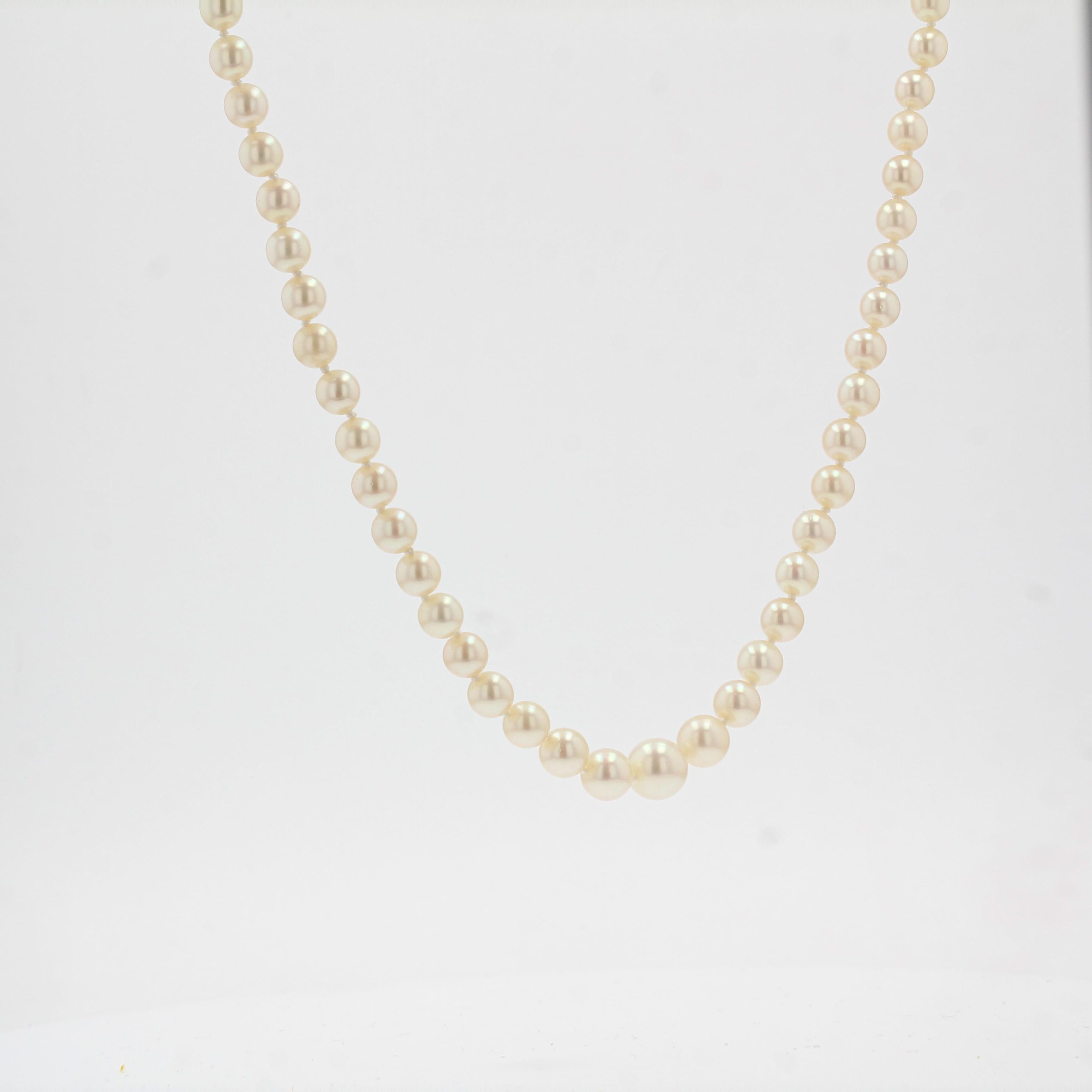 antique cultured pearl necklace