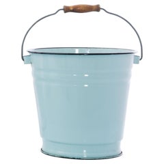 Vintage 1950s Czech Enamelware Bucket