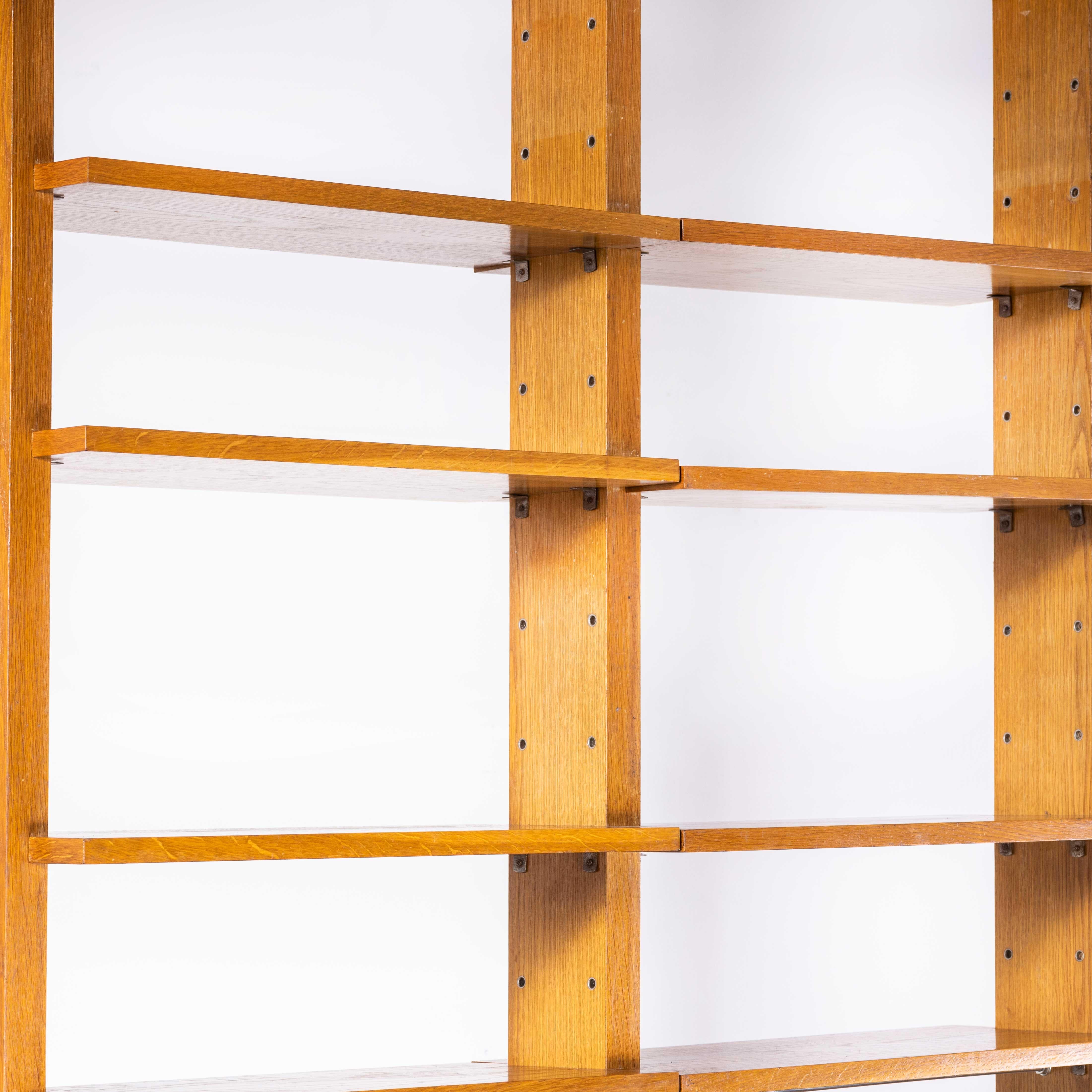 1950s Czech Freestanding Shelving Unit, Room Divider 9