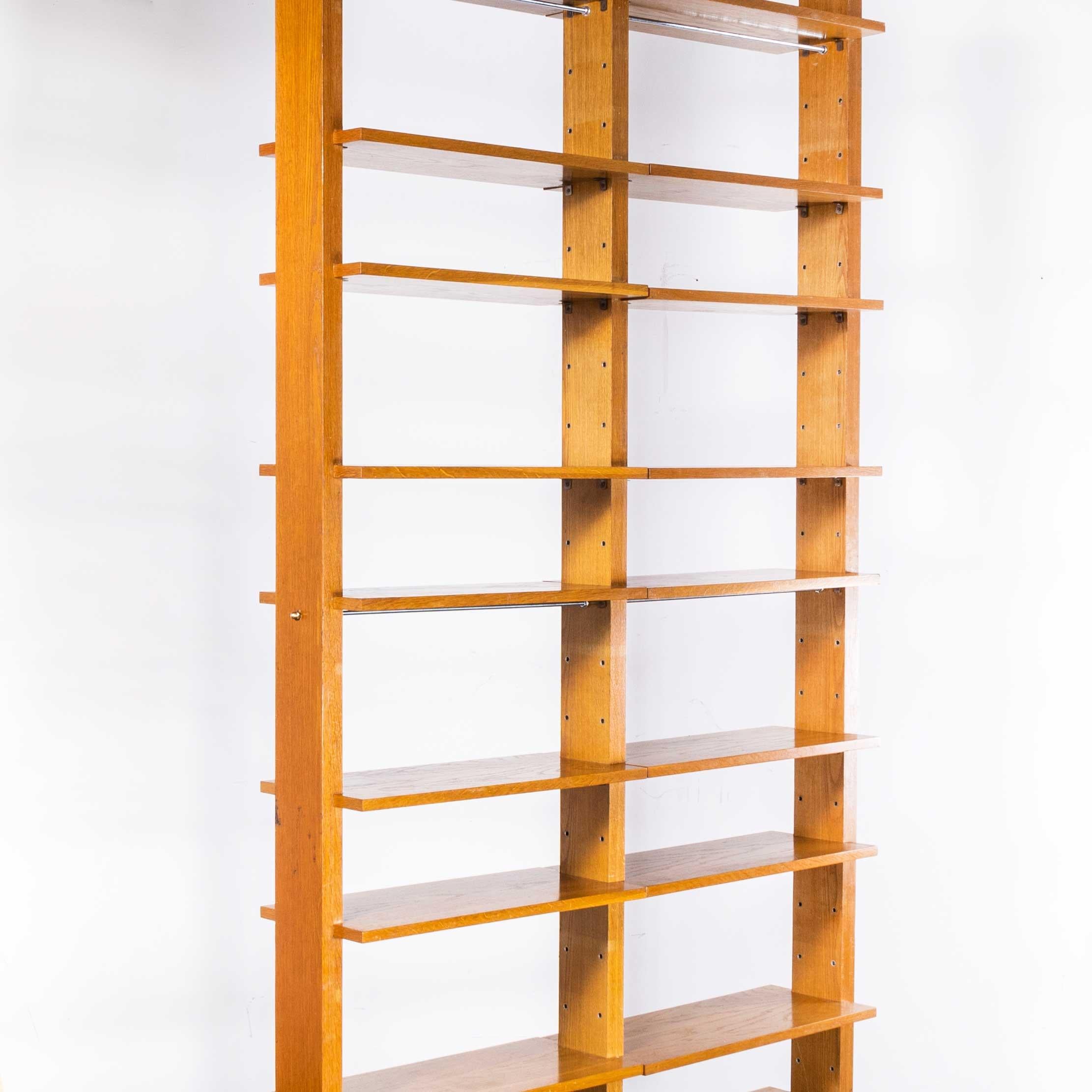 1950s Czech Freestanding Shelving Unit, Room Divider 10