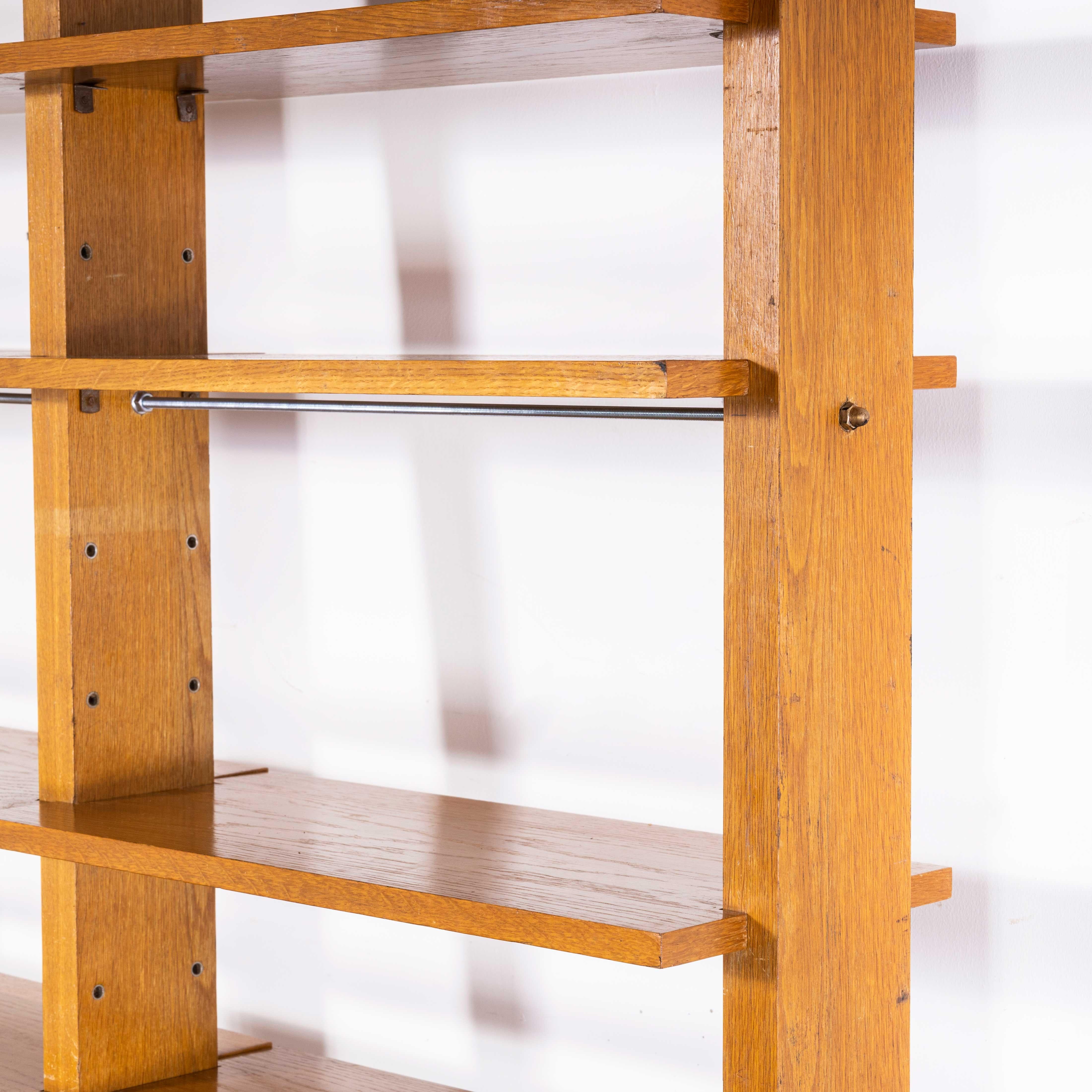 1950s Czech Freestanding Shelving Unit, Room Divider 2