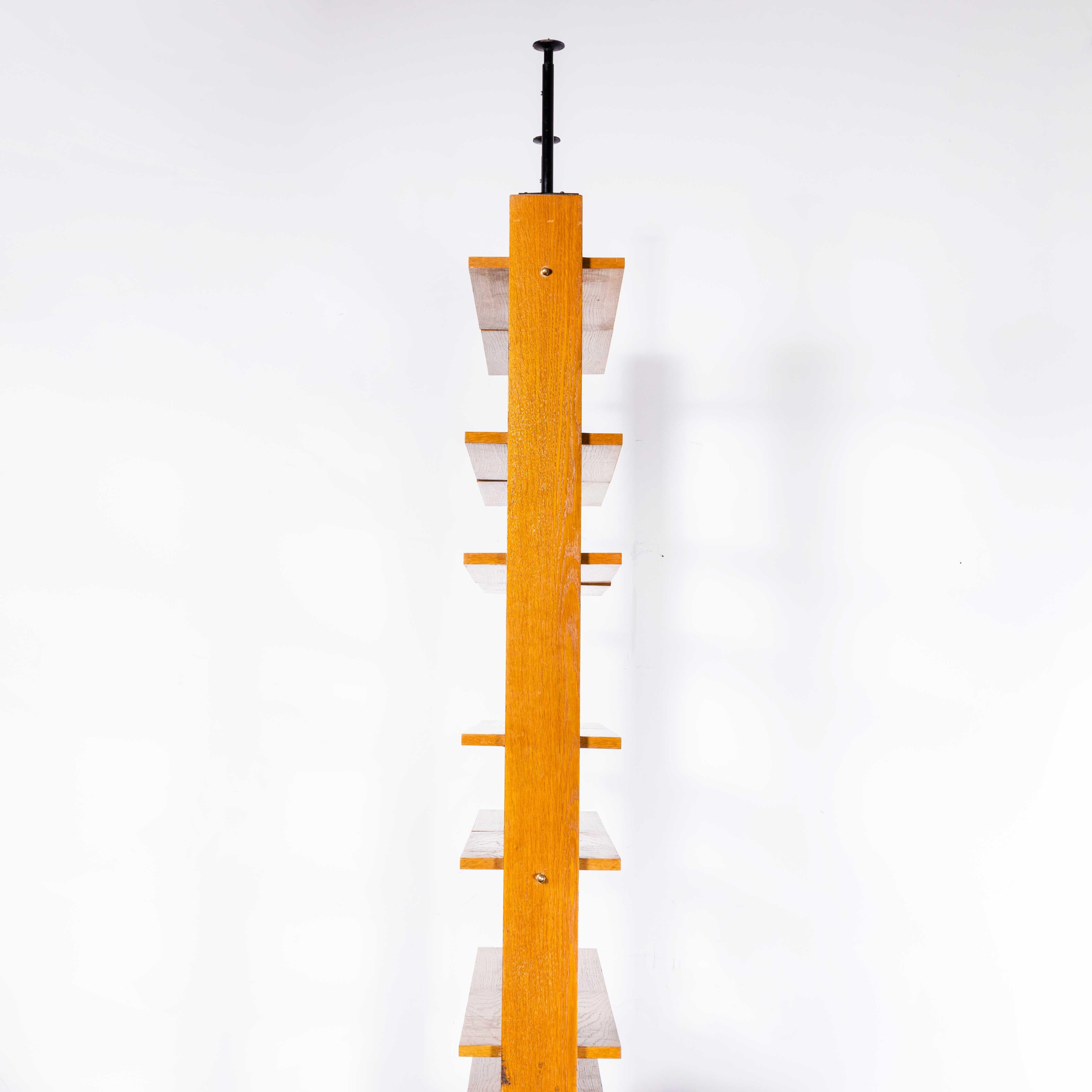 1950s Czech Freestanding Shelving Unit, Room Divider 4