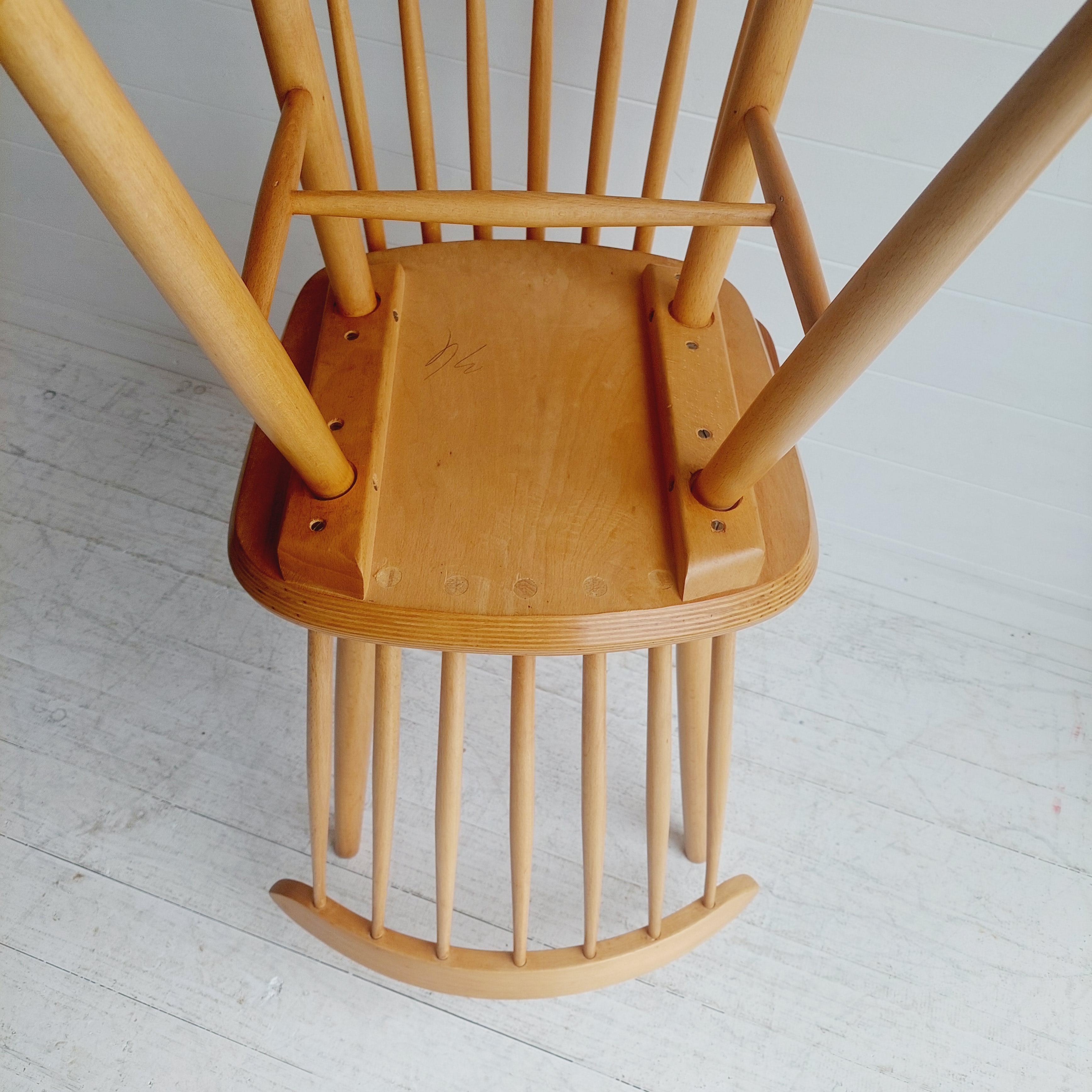 1950'S Czech Harlequin spindle back Dining Chairs By Ton Set of 2 12