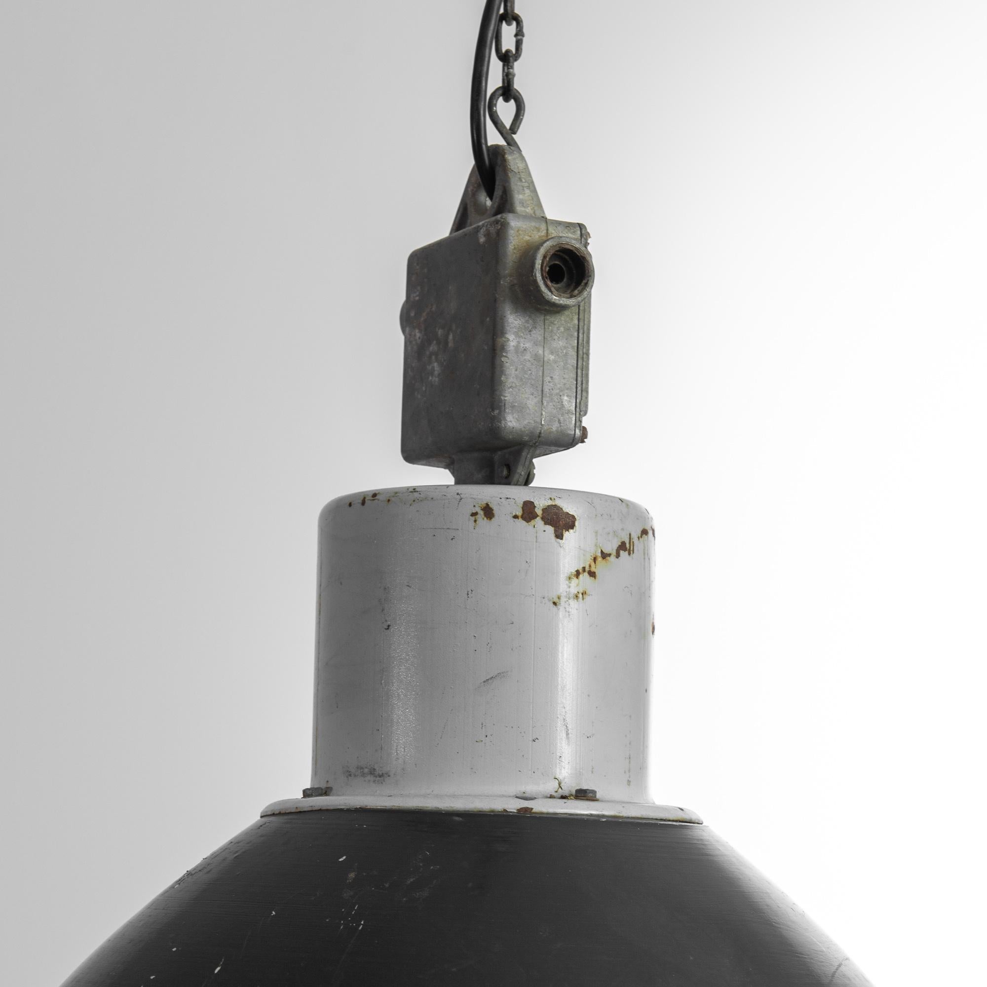 1950s Czech Industrial Pendant In Good Condition In High Point, NC