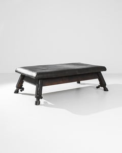 1950s Czech Leather Gym Horse