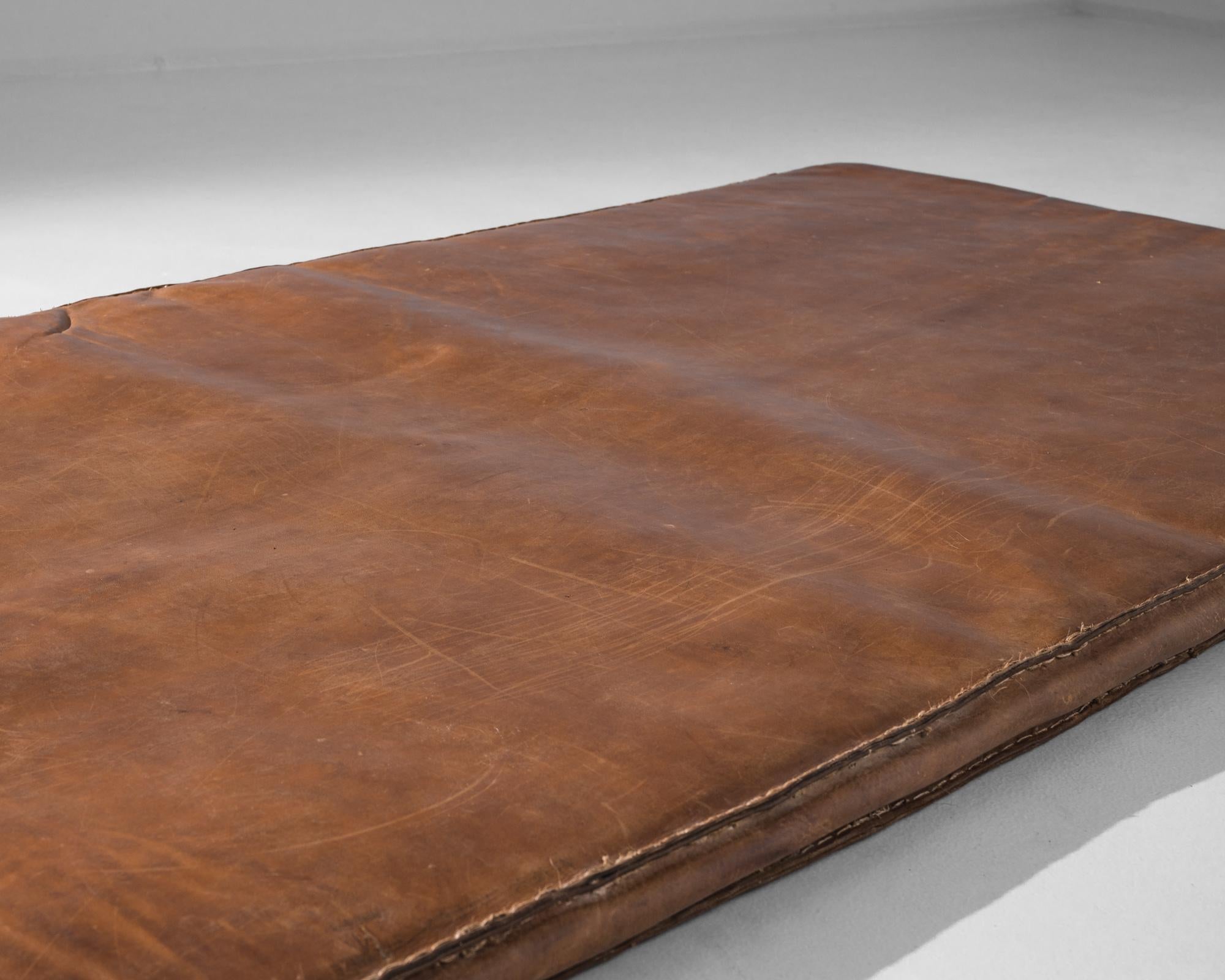 20th Century 1950s Czech Leather Mattress For Sale